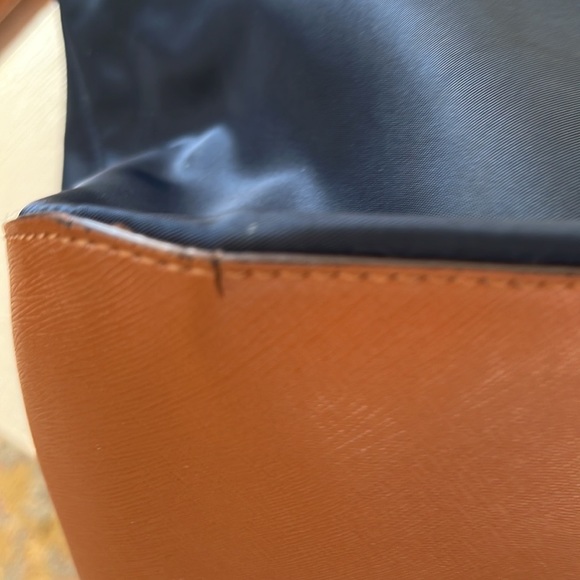 Michael Kors navy blue weather proof shoulder purse - Picture 6 of 7